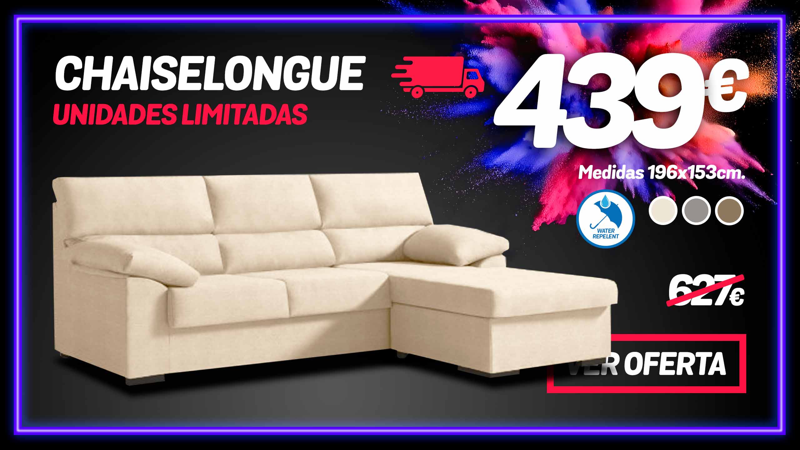 sofa chaise longue barato